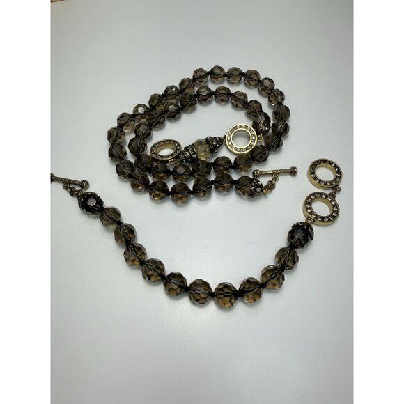 Vintage Heidi Daus “Let Me Count The Ways” Necklace & Bracelet Jewelry Set - Picture 12 of 14